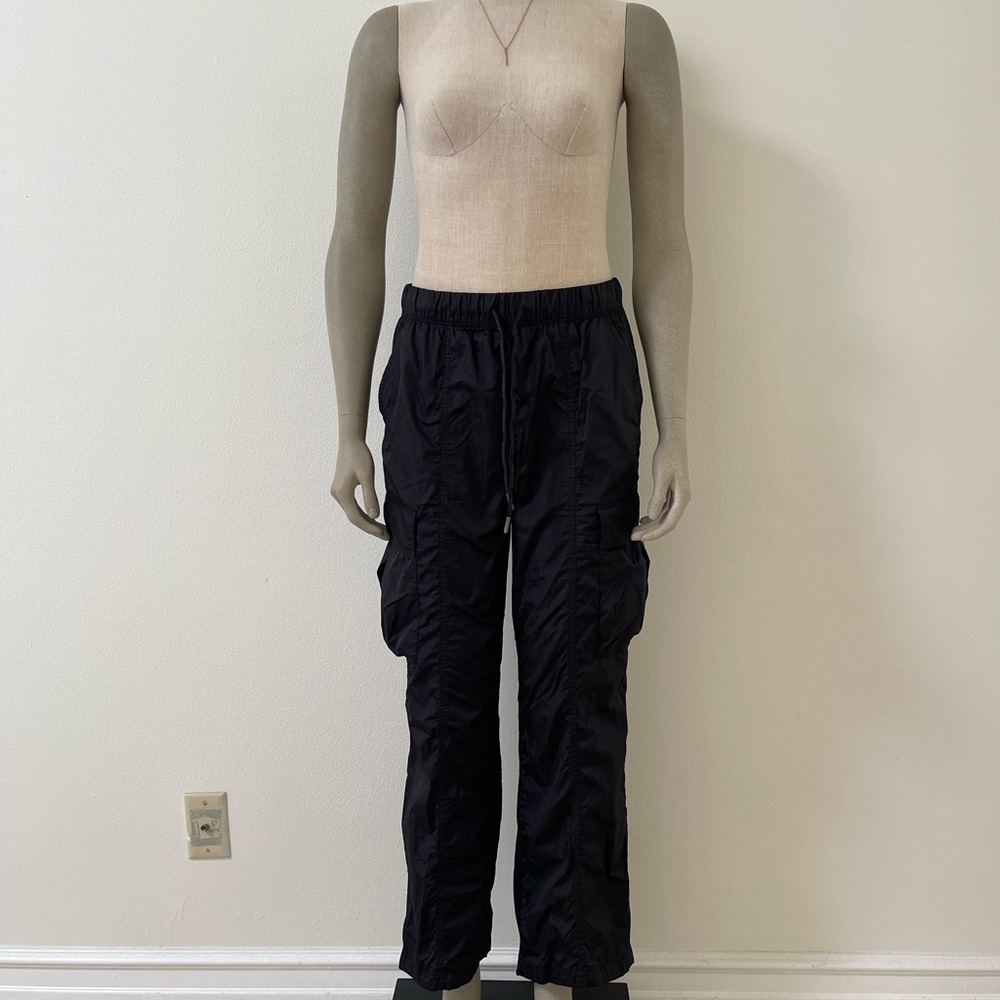 Skechers Black Cargo Elastic Waist Pants